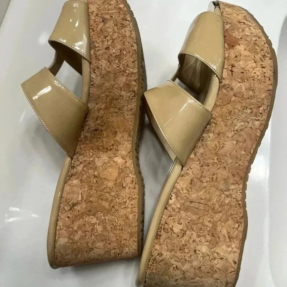JIMMY CHOO wedge Sandals size 41/ 10.5 - Picture 4 of 9